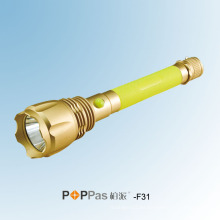 Linterna recargable del CREE Xm-L U2 LED del poder más elevado (POPPAS- F31)
